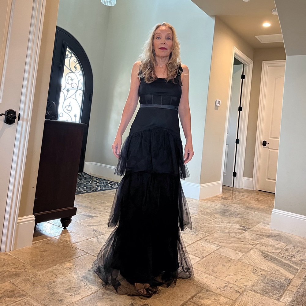Black Lulus Maxi or formal Dress NWT